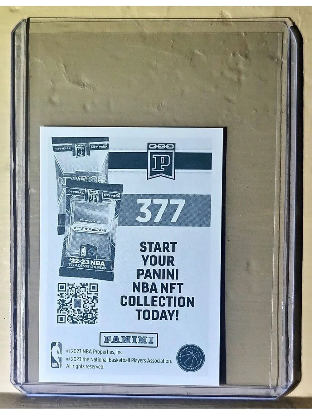 2023-24 Jaren Jackson Jr. Panini NBA Basketball #377 Sticker Memphis Grizzlies